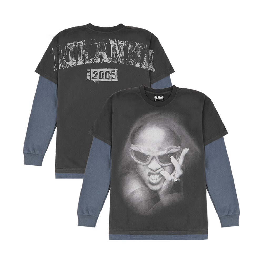 R20 Layered Tee - RIHANNA OFFICIAL STORE R20 Layered Tee - RIHANNA OFFICIAL STORE