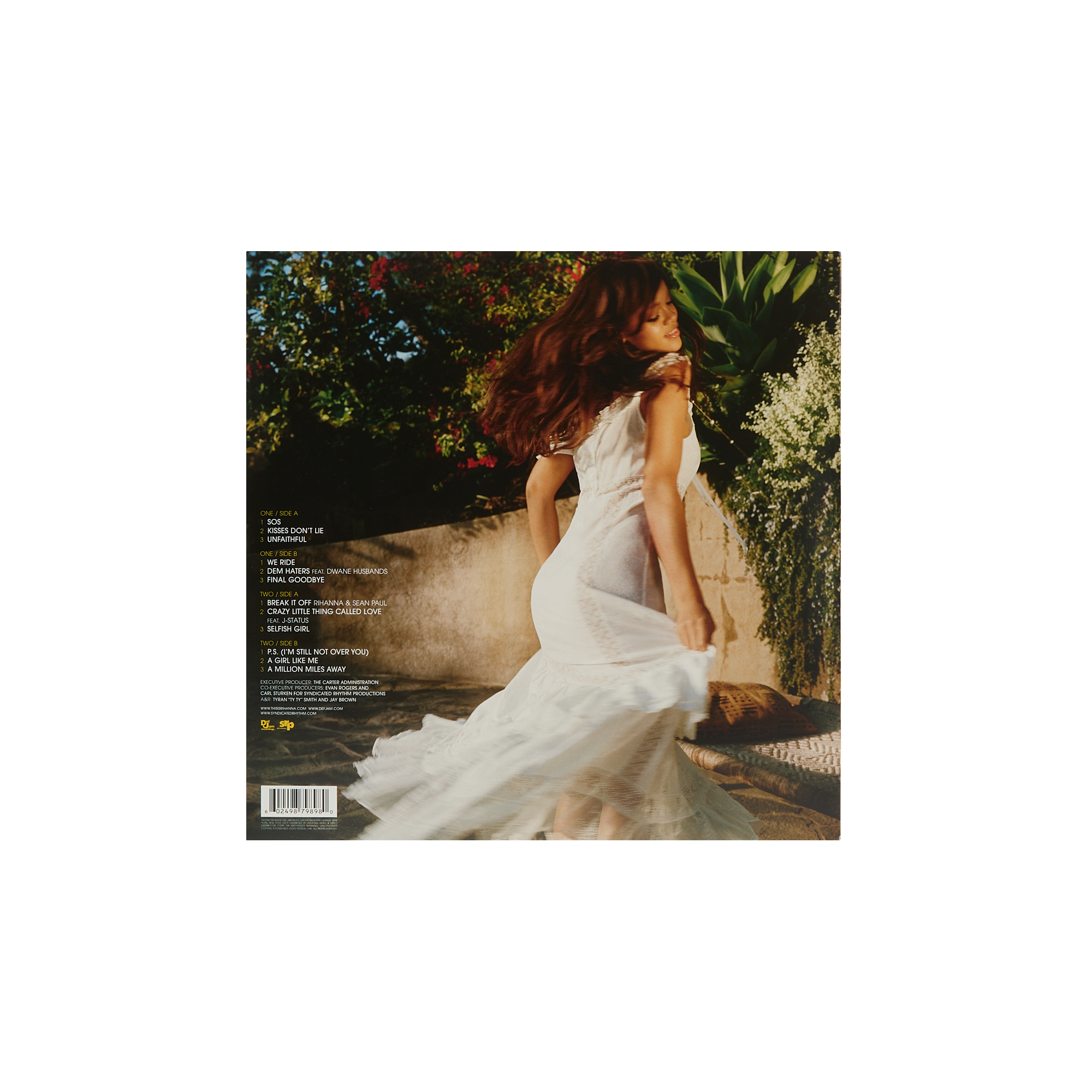 A Girl Like Me 2LP (Translucent Sea Glass) Back