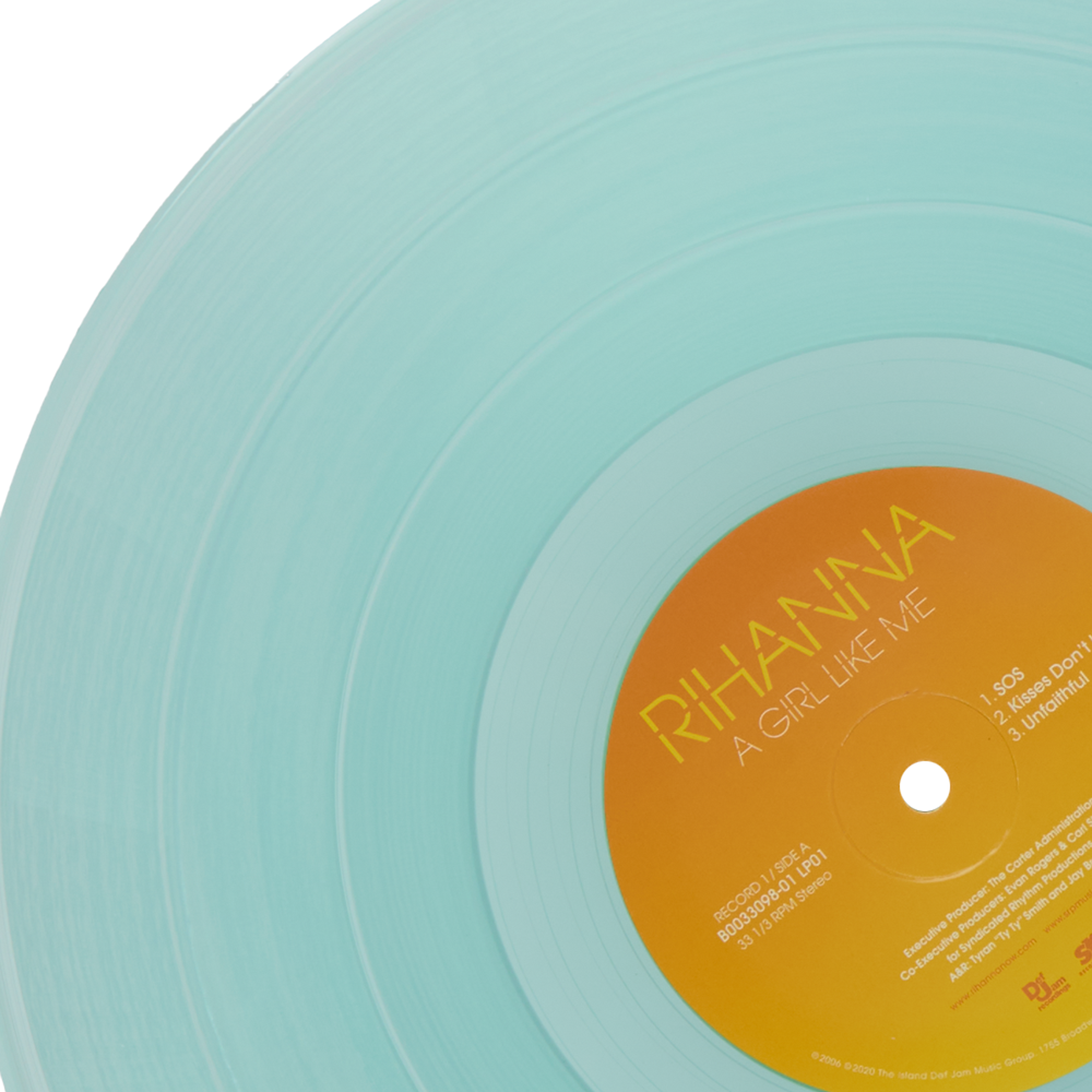 A Girl Like Me 2LP (Translucent Sea Glass) Details