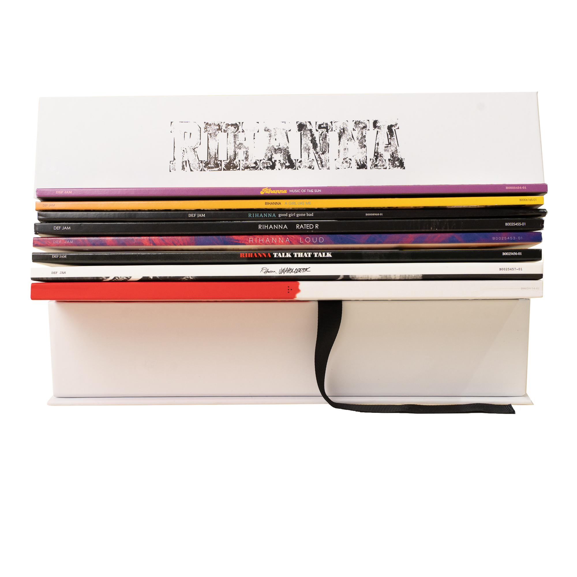 R20 Vinyl Box Set + Rhenna Holiday T-Shirt - Spine of Albums