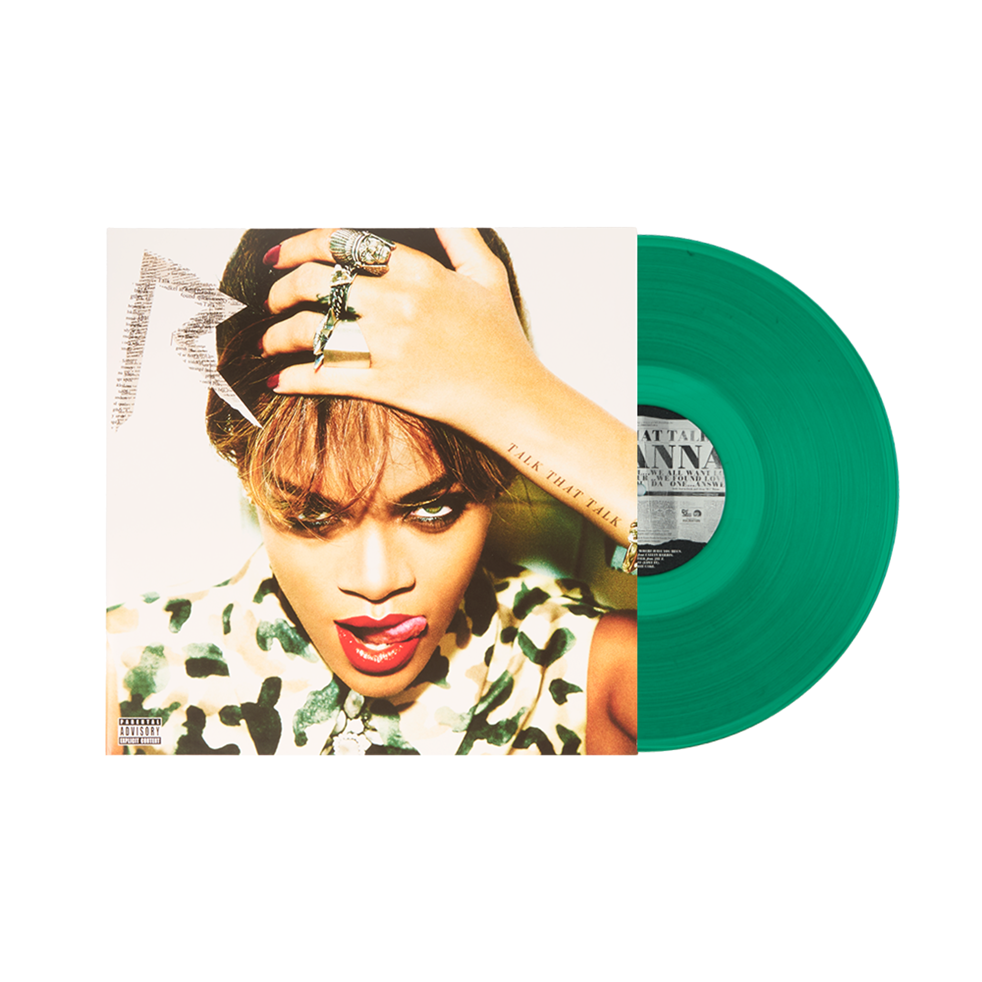 Talk That Talk LP (Translucent Emerald Green) Front